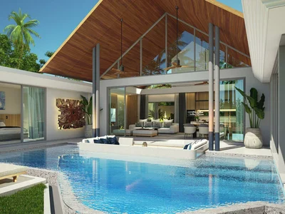 Wohnanlage New complex of villas with swimming pools and gardens close to Layan and Bang Tao Beaches, Phuket, Thailand