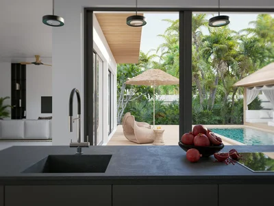 Residential complex Gated complex of tropical villas with swimming pools close to international schools and beaches, Lamai, Samui, Thailand