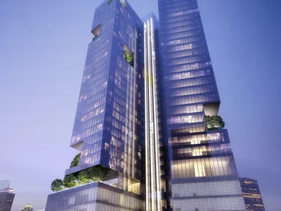 Complejo residencial The One — hotel apartments by The First Group with restaurants, swimming pool and business centre in JVT, Dubai