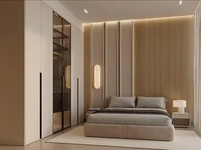 Residential complex New residence Binghatti Haven with a swimming pool, a spa and a mini golf, Dubai Sports City, Dubai, UAE