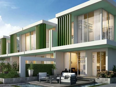 Complejo residencial Elite villas and townhouses surrounded by greenery and parks in the quiet and peaceful area of Damac Hills 2, Dubai, UAE
