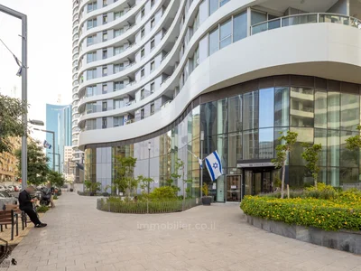 Dzielnica mieszkaniowa Gindi tel aviv appartement avec terrasse bon emplacement dans un immeuble neuf etage haut avec vue