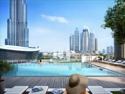 Residential complex New high-rise Grande Signature Residences with a swimming pool near Burj Khalifa, Downtown Dubai, Dubai, UAE