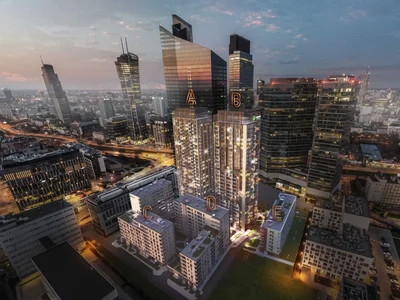 В Варшаве в новом небоскребе продана квартира на самом верхнем этаже за 1,3 млн долларов