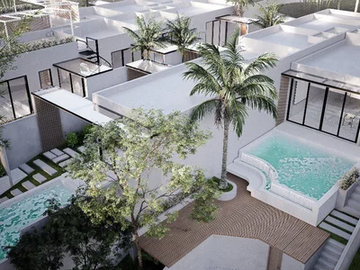 Complejo residencial New villas with swimming pools and picturesque views, Bali, Indonesia