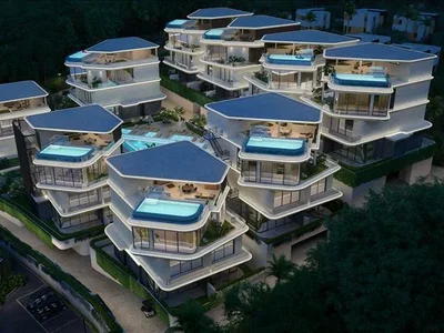 Complexe résidentiel New residence with a swimming pool and an underground parking, Phuket, Thailand