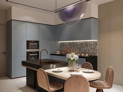 Wohnanlage New project Parkside Boulevard with swimming pools, a garden and a wellness club, Arjan — Dubailand, Dubai, UAE