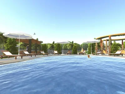 Zespół mieszkaniowy Residential complex with swimming pool, fitness centre and cinema, Mersin, Turkey
