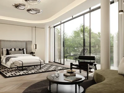 Zespół mieszkaniowy New complex of villas Karl Lagerfeld with swimming pools and roof-top terraces, Nad Al Sheba, Dubai, UAE