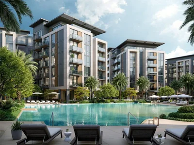 Complexe résidentiel Prestigious new development Belgravia Gardens with a wide range of services in Dubailand area, UAE