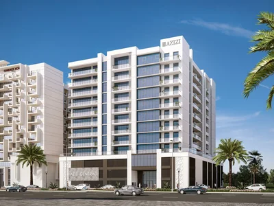 Complexe résidentiel New residence Central with swimming pools and a lounge area near a highway and a metro station, Jebel Ali Village, Dubai, UAE