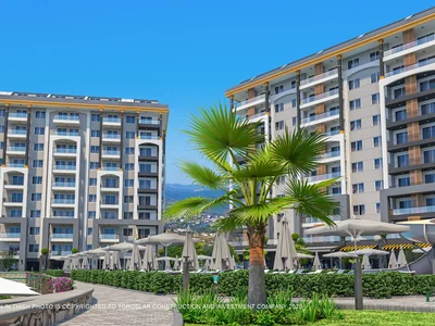 Dzielnica mieszkaniowa Complex in the popular tourist area of ​​Avsallar