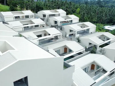 Wohnanlage New complex of villas with swimming pools and gardens, Maenam area, Samui, Thailand