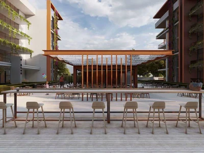 Residential complex Residential complex with several swimming pools, gym, children's playground, Deşemealtı, Antalya, Turkey