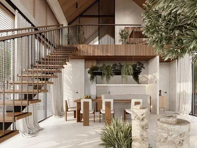 Wohnanlage New complex of villas with swimming pools in the heart of Ubud, Bali, Indonesia