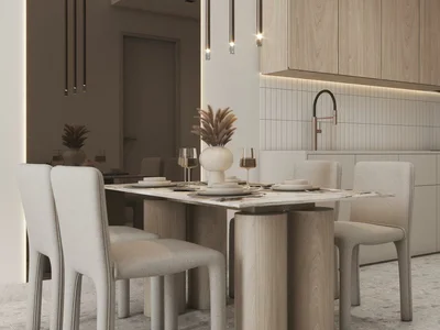 Residential complex New complex of furnished apartments Concept 7 with swimming pools and a wellness center close to Palm Jumeirah, JVC, Dubai, UAE