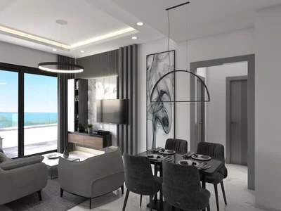 Zespół mieszkaniowy Apartments with sea and mountain views in a residential complex with developed infrastructure, Mahmutlar, Turkey