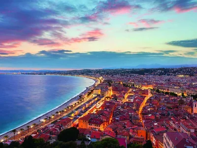 Zespół mieszkaniowy New residential complex near the port of Nice, Cote d'Azur, France