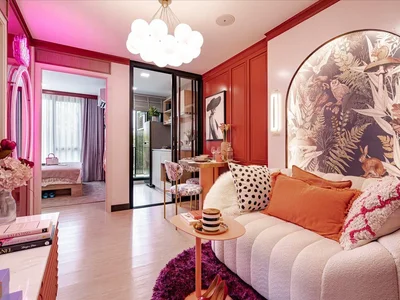 Complexe résidentiel Complex of furnished apartments with swimming pools, different lounge areas and a kids' club, Bangkok, Thailand
