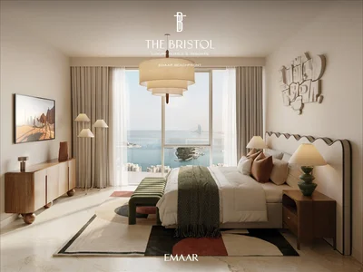 Zespół mieszkaniowy Furnished penthouses at Bristol beachfront residence, Emaar Beachfront area, Dubai, UAE