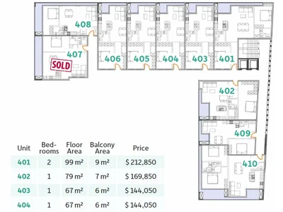 Immeuble The Hub Luxury Apartments for Sale | Senegambia Strip
