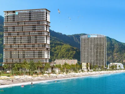 Complexe résidentiel Hotel rooms at Radisson Blu Residences Batumi.