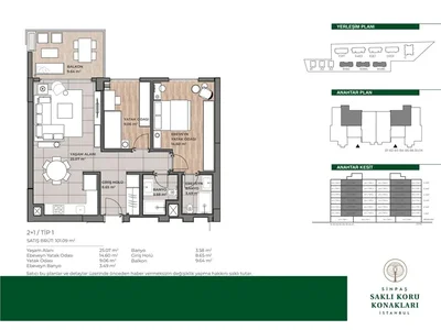Residential complex Apartments from the leading developer of Istanbul.