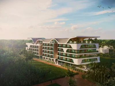 Complexe résidentiel New residence with a swimming pool, a park and a co-working area, Bali, Indonesia