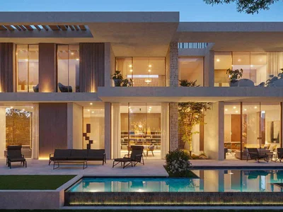 Complejo residencial New complex Acres Estates Villas with lagoons, lounge areas and clubhouses, Dubailand, Dubai, UAE