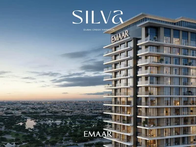 Complejo residencial New apartments in Silva high-rise complex, Dubai Creek Harbour area, UAE