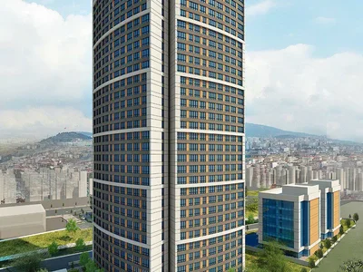 Zespół mieszkaniowy New residential complex with a swimming pool and a fitness center, Istanbul, Turkey