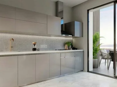 Complejo residencial High-rise residence with a panoramic view, swimming pools and a conference room, 720 meters from the sea, Izmir, Turkey