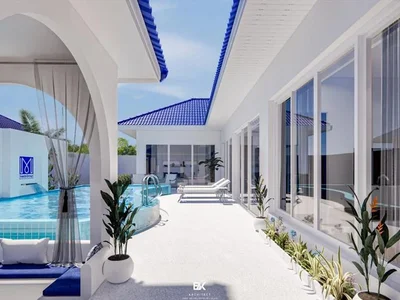 Complexe résidentiel New residential complex of furnished villas in Taling Ngam, Samui, Thailand