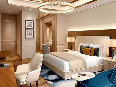 Complexe résidentiel Harbour Lights — luxury high-rise waterfront residence by DAMAC with a private beach and a swimming pool in Dubai Maritime City