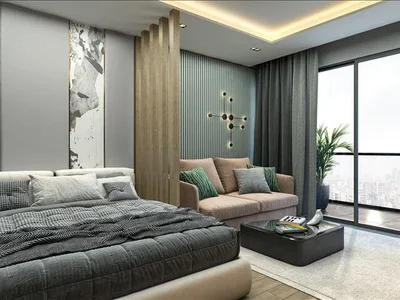 Zespół mieszkaniowy New residence with a swimming pool and a water park at 520 meters from the sea, Mersin, Turkey
