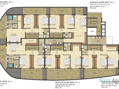 Dzielnica mieszkaniowa Kucuker Prime Alanya Luxury seaside aparments