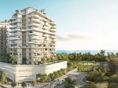 Residential complex New project BEACH WALK GRAND 2 with swimming pools, and a kids' playground, Dubai Islands, Dubai, UAE