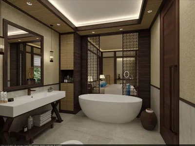 Zespół mieszkaniowy Complex of furnished villas and duplexes at 500 meters from the beach, Sanur, Bali, Indonesia
