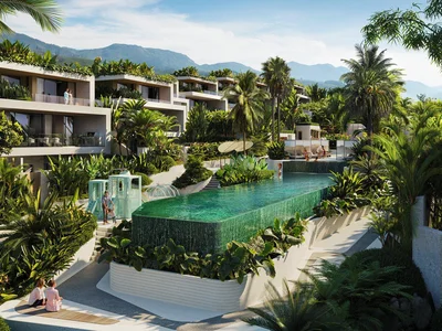 Zespół mieszkaniowy New complex of family villas with excellent infrastructure in Chalong, Phuket, Thailand