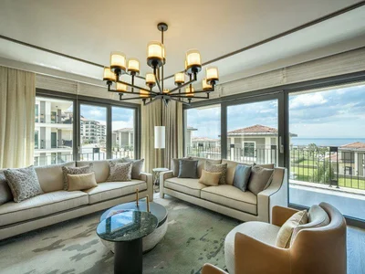 Zespół mieszkaniowy Apartments and villas with spacious balconies, in a new residential complex near swimming pools and restaurants, Istanbul, Turkey
