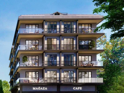 Wohnanlage New residence with a fitness center in the downtown of Istanbul, Turkey