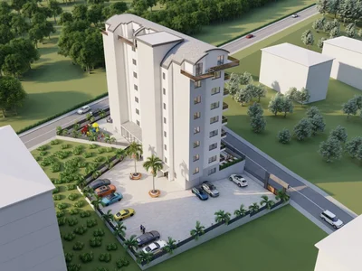 Dzielnica mieszkaniowa Modern complex in the developed area of Alanya, Avsallar