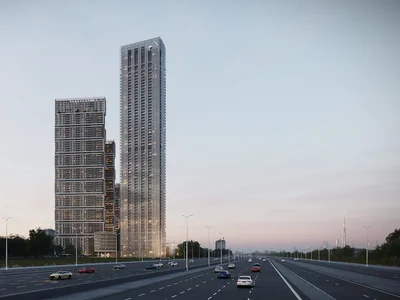 Immeuble Appartements modernes avec vue sur la ville à Dubaï Meydan
