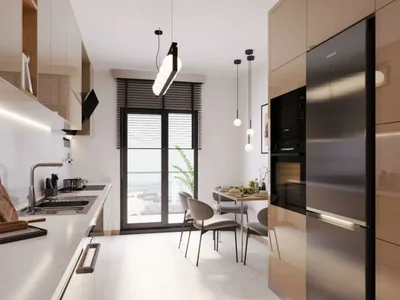 Zespół mieszkaniowy New residence with a business center, a swimming pool and a green area close to a metro station and the city center, Istanbul, Turkey
