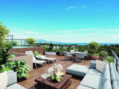Zespół mieszkaniowy New residential complex surrounded by forest, Antibes, Cote d'Azur, France