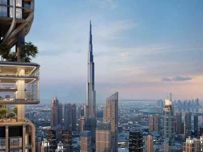 Apartment building Apartments in 110 Storey Downtown Residences Tower in Business Bay