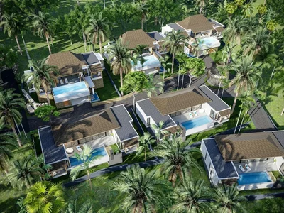 Zespół mieszkaniowy New residential complex of villas with pools in Samui, Thailand