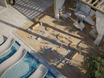 Residential complex New Tavora Residences with a swimming pool, a gym and lounge areas, International City (Warsan 4), Dubai, UAE