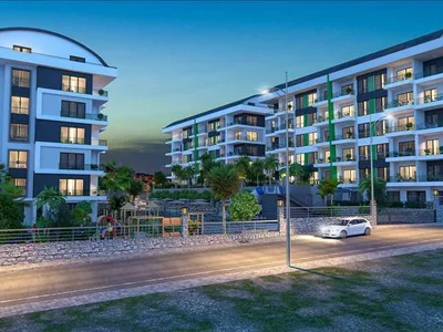 Residential complex New residence with swimming pools and a spa complex at 200 meters from the sea, Kargilak, Turkey
