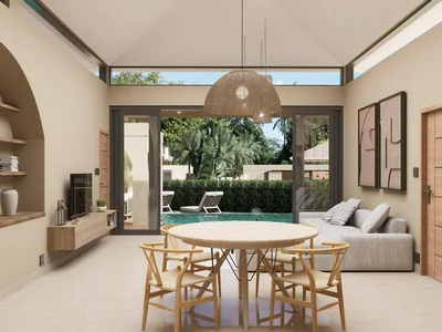 Complexe résidentiel New complex of villas on the first sea line, 5 minutes from the beach, Samui, Thailand